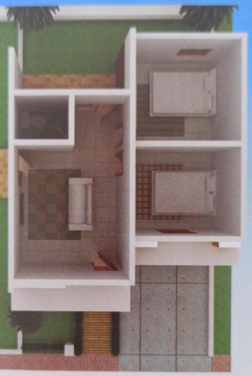 foto denah rumah tipe T.36 perumahan Bumi Citeureup Asri