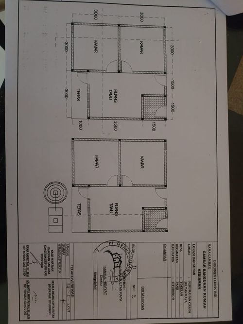 foto denah rumah tipe sultan perumahan GRAHA SULTAN RAYA