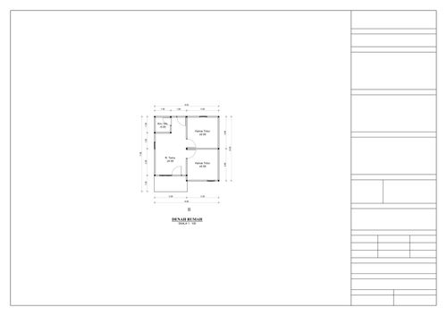 foto denah rumah tipe 36 perumahan Taman Insan Kapuas 3 ( Tahap 2 )