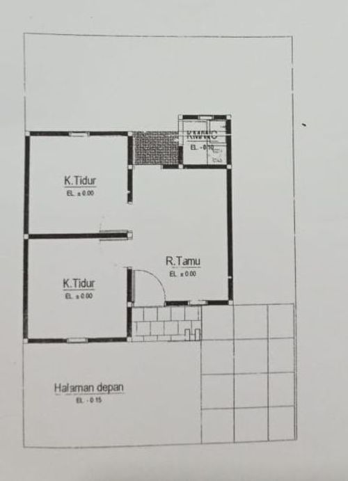 foto denah rumah tipe RUMAH SEDERHANA TAPAK perumahan Amira land