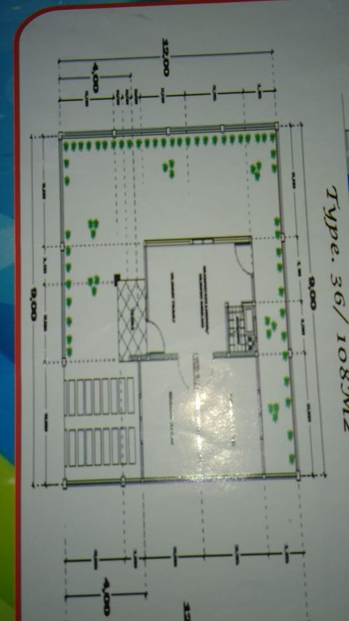 foto denah rumah tipe 36 perumahan Bungo dani residence