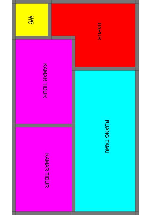 foto denah rumah tipe 36 SUBSIDI perumahan PERMATA ISIMU