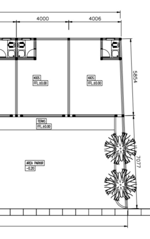 foto denah rumah tipe Kios perumahan Bukit Argenia