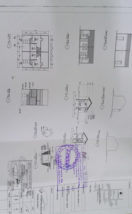 foto denah rumah tipe 22/60 perumahan Mekarsari Residence 2