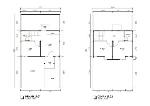 foto denah rumah tipe 69 perumahan Royal City Residence