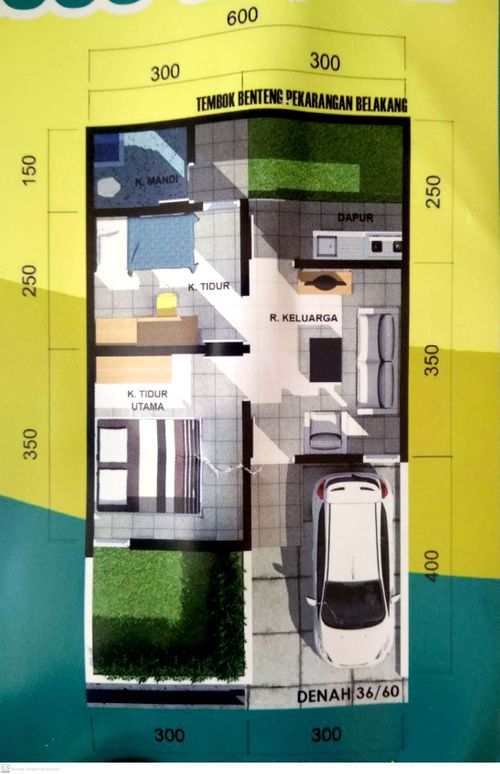 foto denah rumah tipe KABANDUNGAN perumahan KABANDUNGAN REGENCY