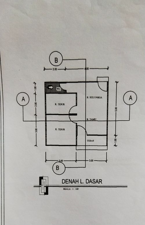 foto denah rumah tipe 36/135  perumahan Perumahan Pulau Cempedak