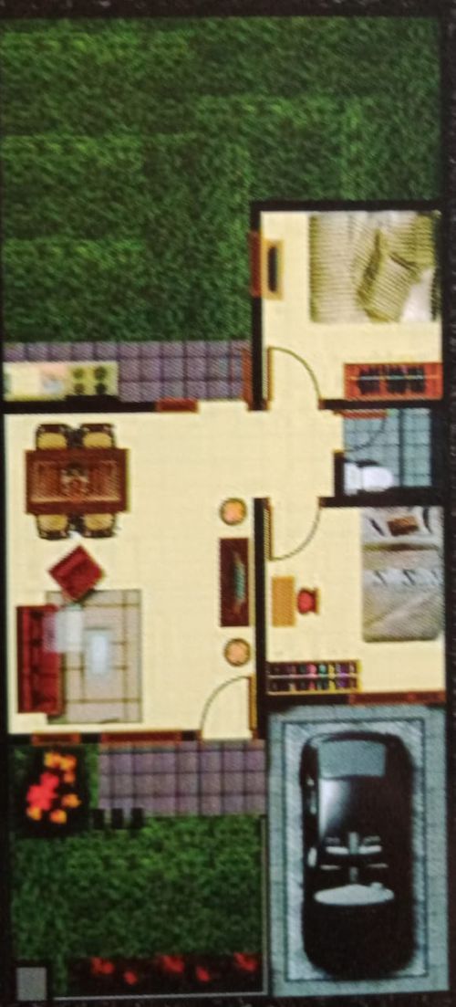 foto denah rumah tipe 45/91 perumahan GRAHA PANCAR PAWITAN