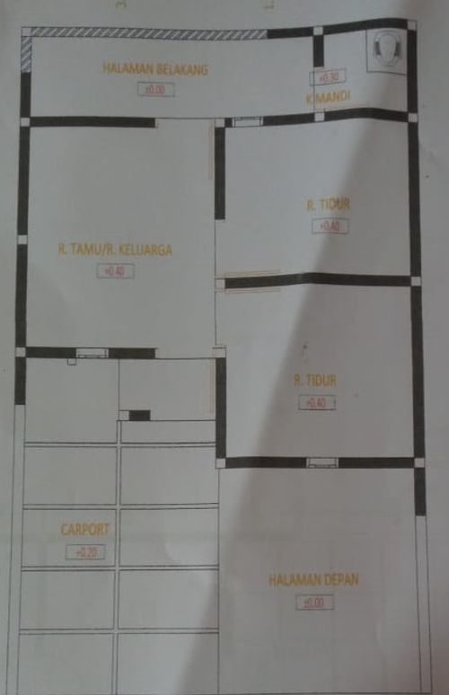 foto denah rumah tipe 30 perumahan PURI KAHURIPAN TEGALGEDE