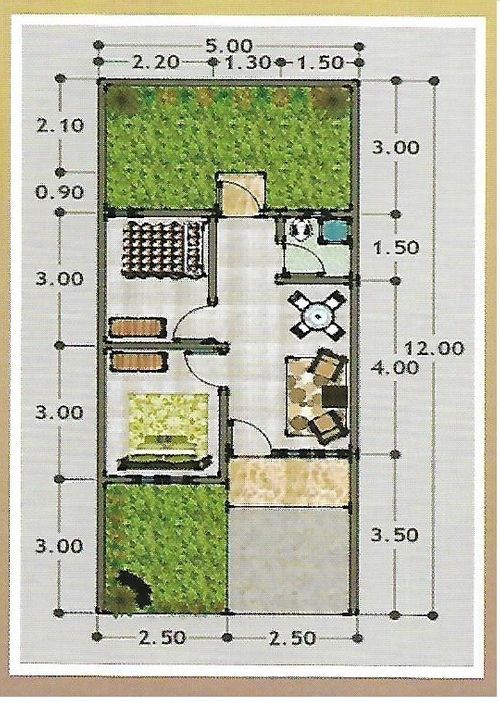 foto denah rumah tipe C3 perumahan Rancaekek permai 2 