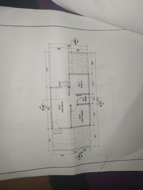 foto denah rumah tipe 45/84 perumahan PURI ANUGRAH SELARAS