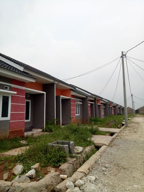 foto denah rumah tipe D perumahan PESONA INDAH RESIDENCE