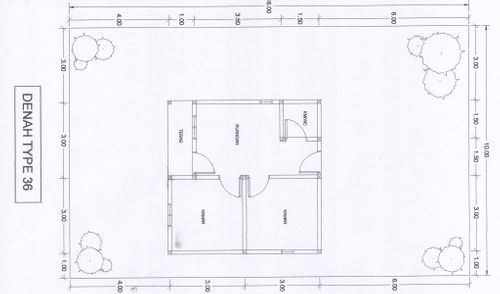 foto denah rumah tipe 36/160 perumahan citra golf raya 3 tahap 2