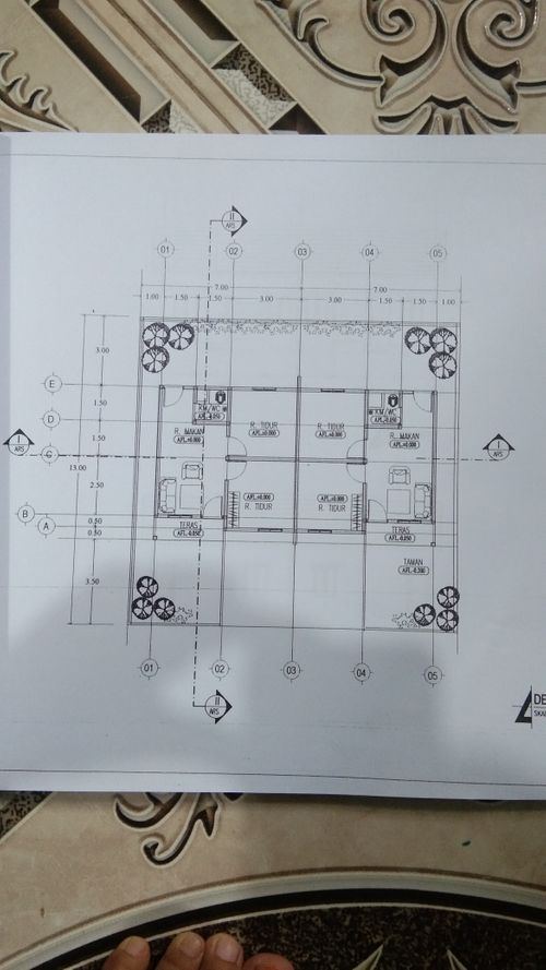 foto denah rumah tipe 36 perumahan GRIYA SATRIA KENCANA
