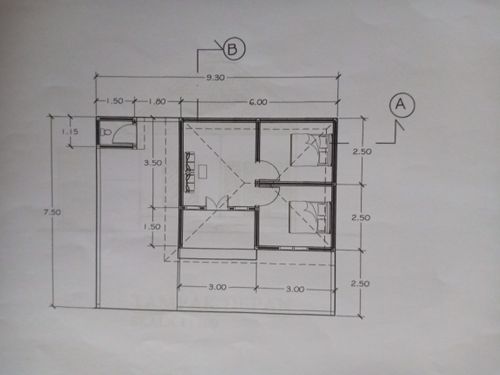foto denah rumah tipe 31.73/70 perumahan Griya bali asri