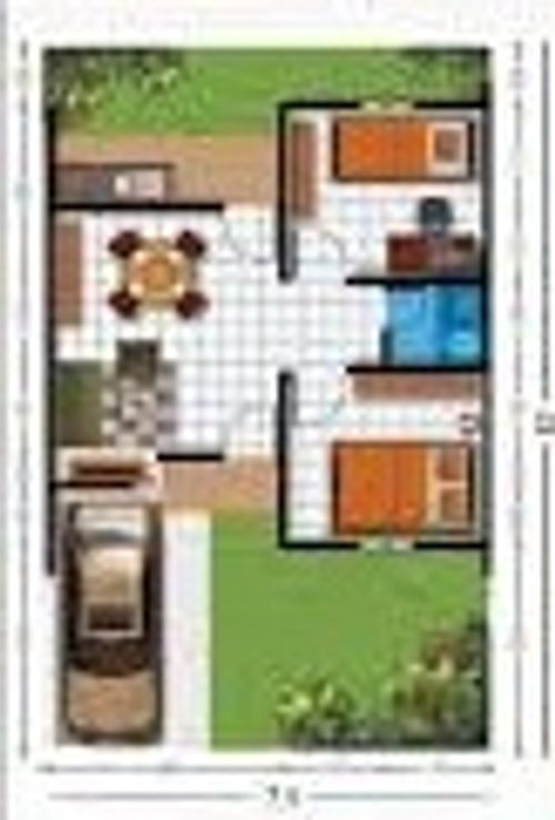 foto denah rumah tipe 45 perumahan PURI NIRWANA RESIDENCES ( PNR )