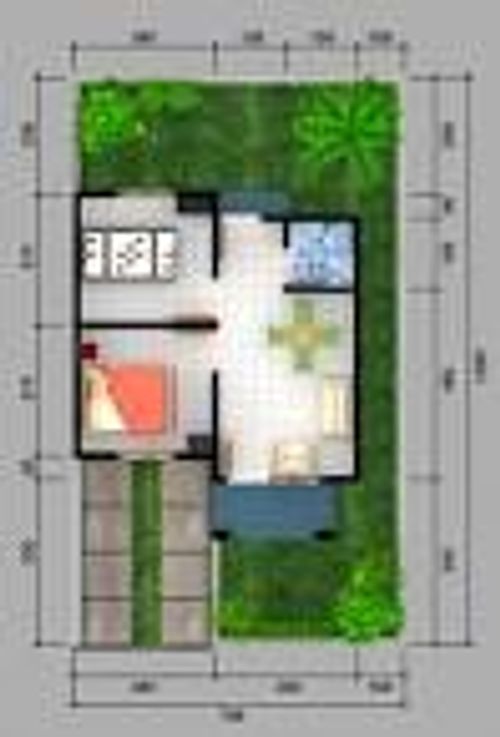 foto denah rumah tipe 30/84 perumahan ABDI NEGARA BBR