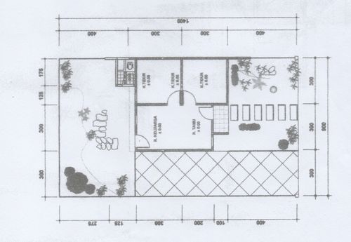 foto denah rumah tipe 36 perumahan MARIO RESIDENCE 2