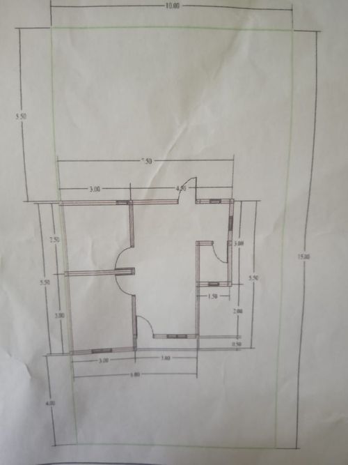 foto denah rumah tipe 36/150 perumahan Seruni grand city