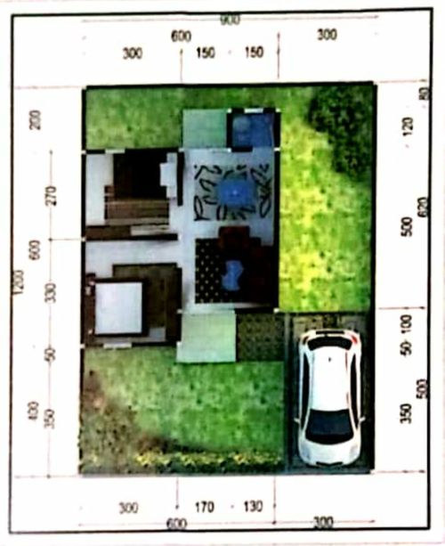foto denah rumah tipe 36 perumahan perumahan graha mantap residence