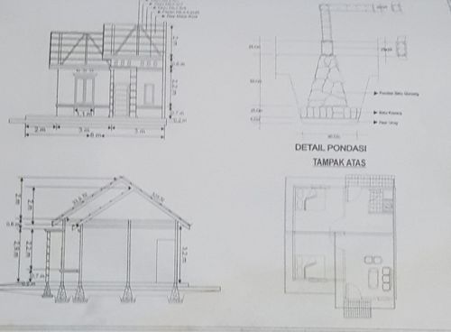 foto denah rumah tipe 36/78 perumahan Perumahan mula resky