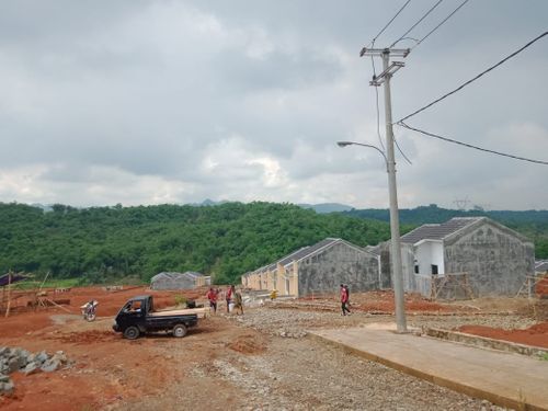 foto denah rumah tipe Komersil perumahan Grand Viona Kuripan