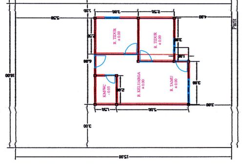 foto denah rumah tipe 36 Subsidi perumahan WISMA DANAU BIRU
