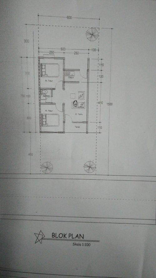 foto denah rumah tipe 36 perumahan BELO SEJAHTERA