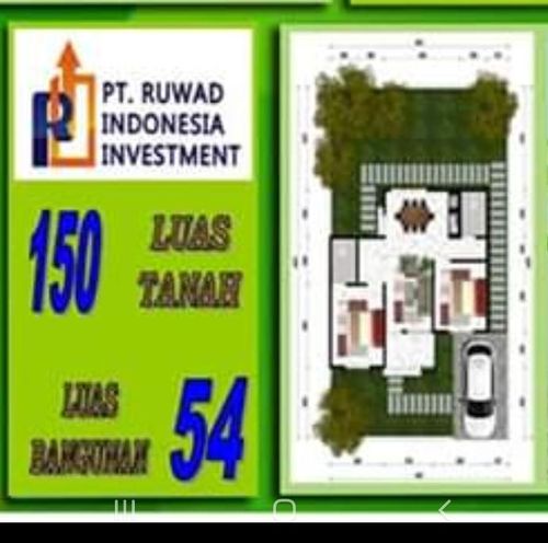 foto denah rumah tipe 54 perumahan BALE BALONG RESIDENCE