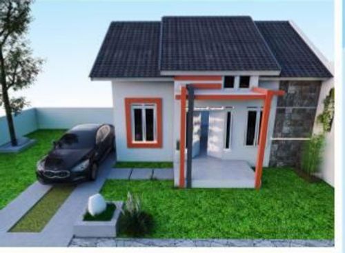 foto denah rumah tipe komersil 45 perumahan PERMATA JINGGA RESIDENCE