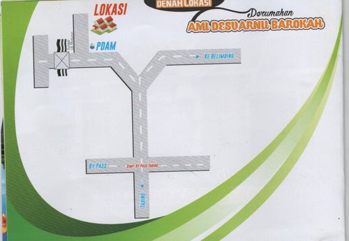 foto denah rumah tipe 36/72 perumahan VILLA LORI INDAH