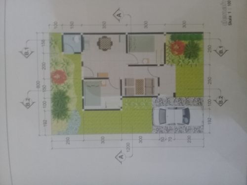 foto denah rumah tipe 36 perumahan Griya Exotic Residence III