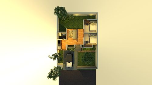 foto denah rumah tipe 36 perumahan GREEN ASIA