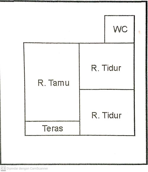 foto denah rumah tipe 36 Subsidi perumahan Kasturi Indah IV Tahap 1
