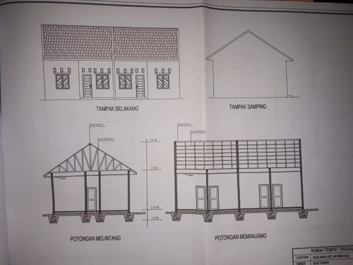foto denah rumah tipe 36 perumahan Kenanga Baru Residence