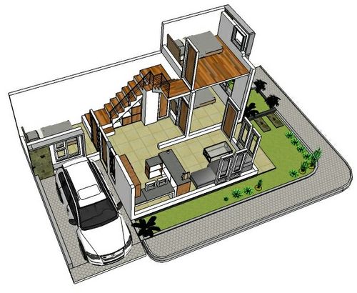 foto denah rumah tipe 45/84(45Plus) perumahan Perumahan Villa Ciwidey Asri