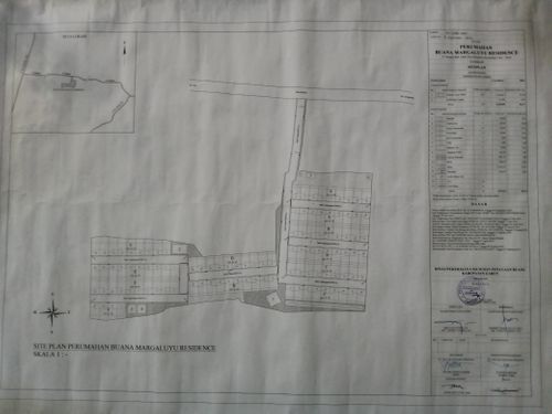 foto denah rumah tipe 30/60 perumahan Buana Margaluyu Residence