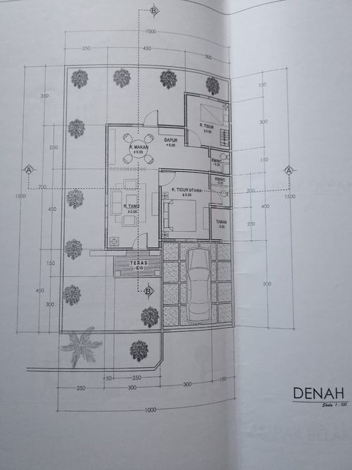 foto denah rumah tipe 66 perumahan Golden Loti Residence