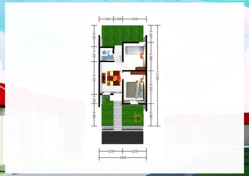 foto denah rumah tipe 29A perumahan Kepuren Residence 4