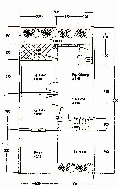 foto denah rumah tipe 36 perumahan MUTIARA RESIDENT