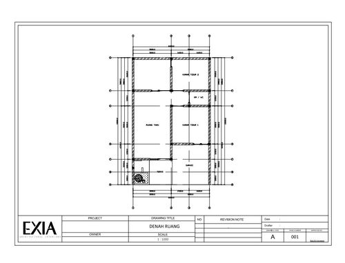 foto denah rumah tipe 36/60 perumahan Bhayangkara Residence