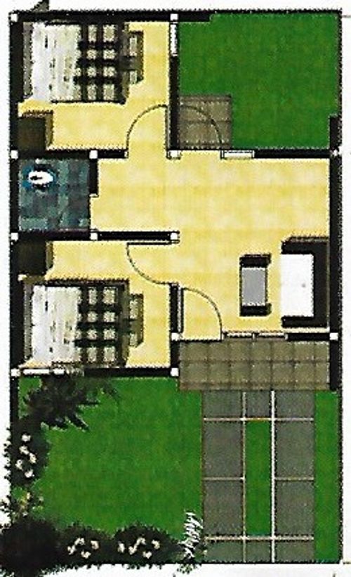 foto denah rumah tipe Subsidi perumahan Firdaus Asri