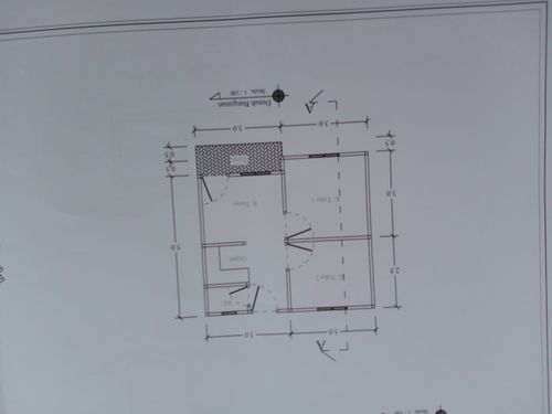 foto denah rumah tipe 36 perumahan Bumi Langgeng Sejahtera