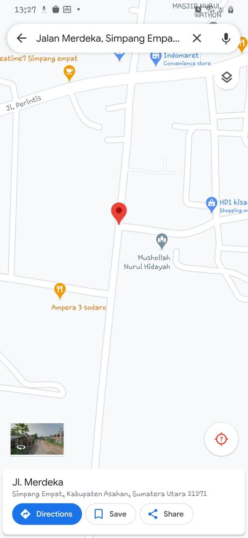 foto denah rumah tipe 36 perumahan MEGA GRIYA ASAHAN