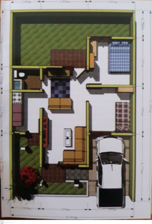 foto denah rumah tipe 54 perumahan De' Paciran Residence