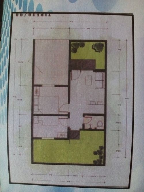foto denah rumah tipe 30/150 perumahan Griya Patra Laksana