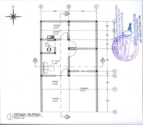 foto denah rumah tipe SUBSIDI perumahan Perumahan Graha Amerta