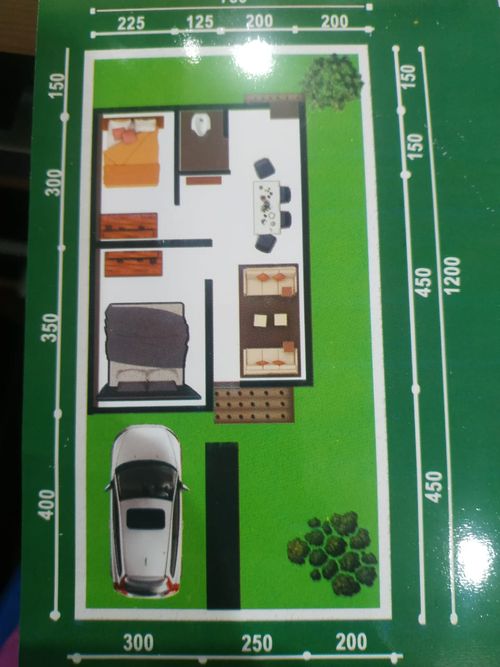 foto denah rumah tipe 36 perumahan Bukit Bahagia Residence