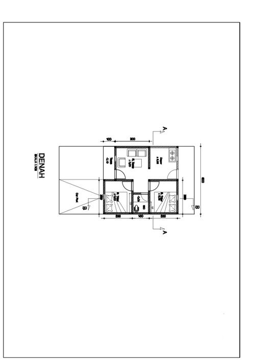 foto denah rumah tipe 36 perumahan Perumahan Bukit Barisan 2 (PBB 2) Sektor A