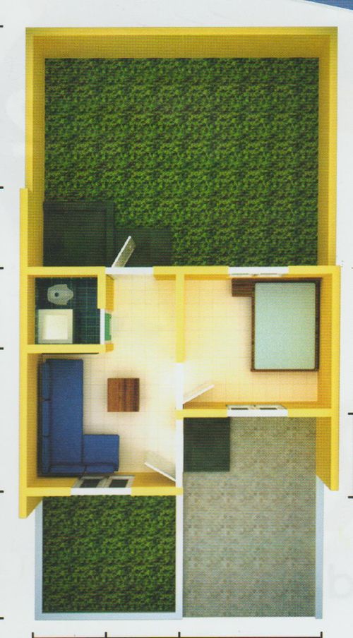 foto denah rumah tipe 22/72 perumahan GRAND TIGARAKSA RESIDENCE